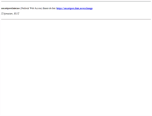 Tablet Screenshot of mailgw.hint.no